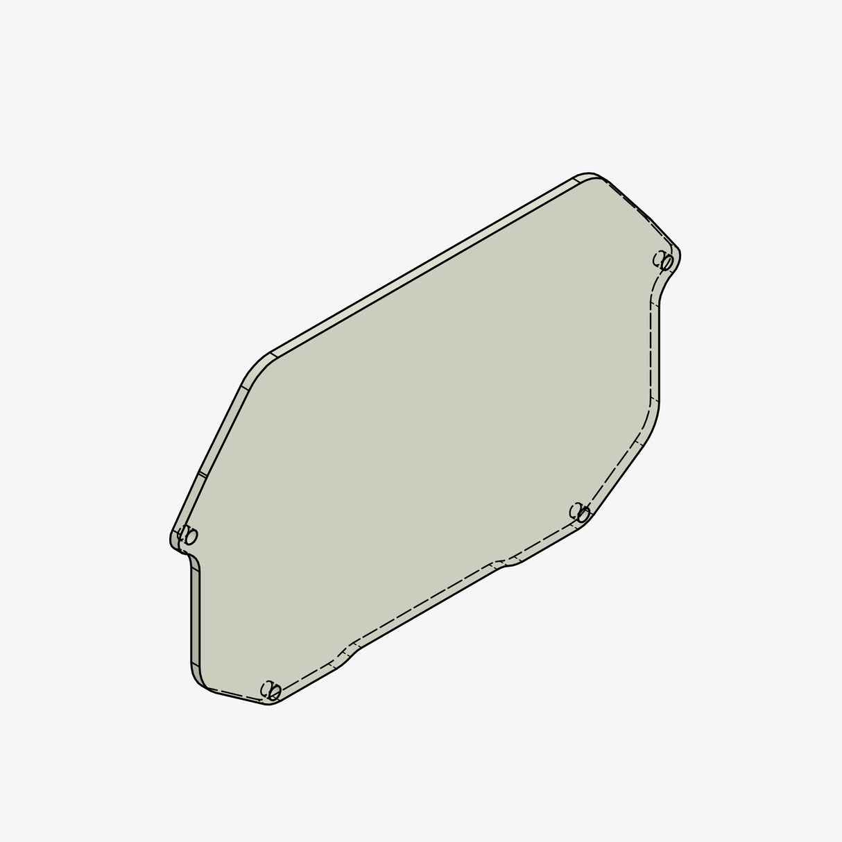 PMMA glass spare part YZF R7 21>