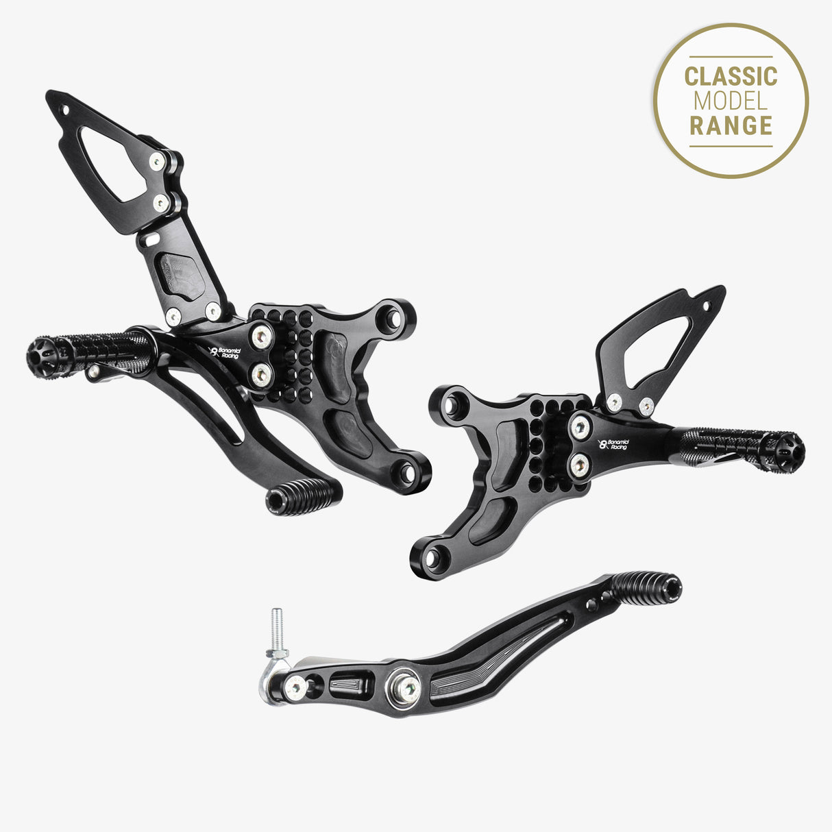 Aluminum rearsets Yamaha YZF R1 09-14