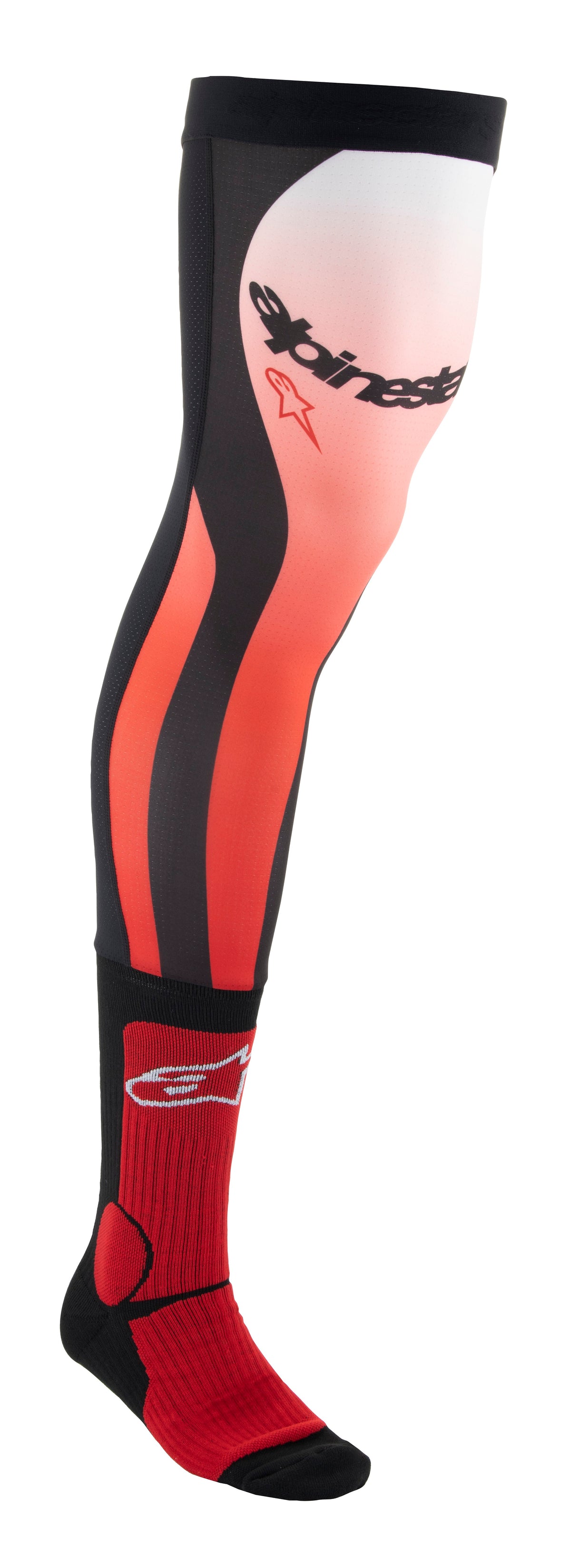 Alpinestars Knee Brace Socks Accessoire Rood en wit, productfoto 2