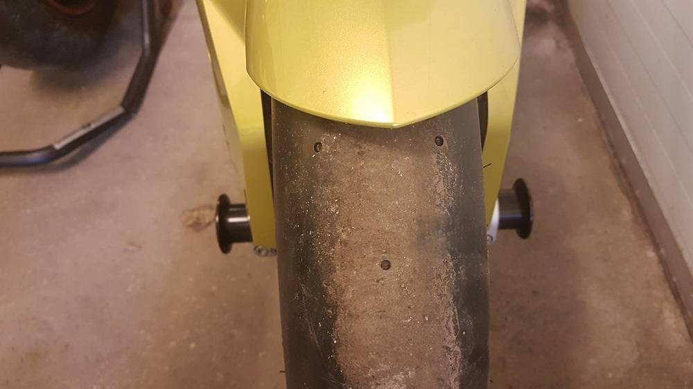 BMWS1000RR Vooras / Voorvork Protector Zwart