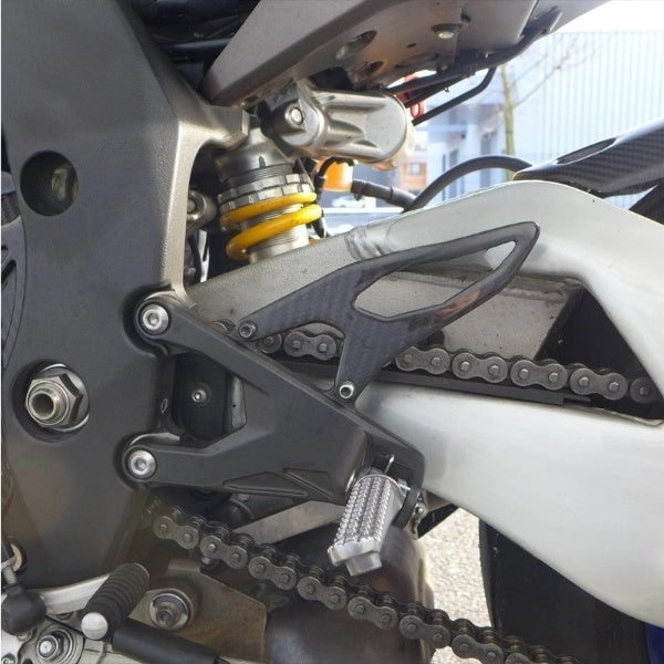 Carbon Heel plates Yamaha R1 2015 -