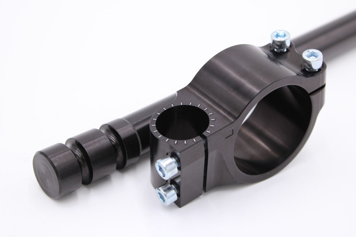 Clip-Ons Handlebars 50mm Type Verstelbaar Zwart Geanodiseerd