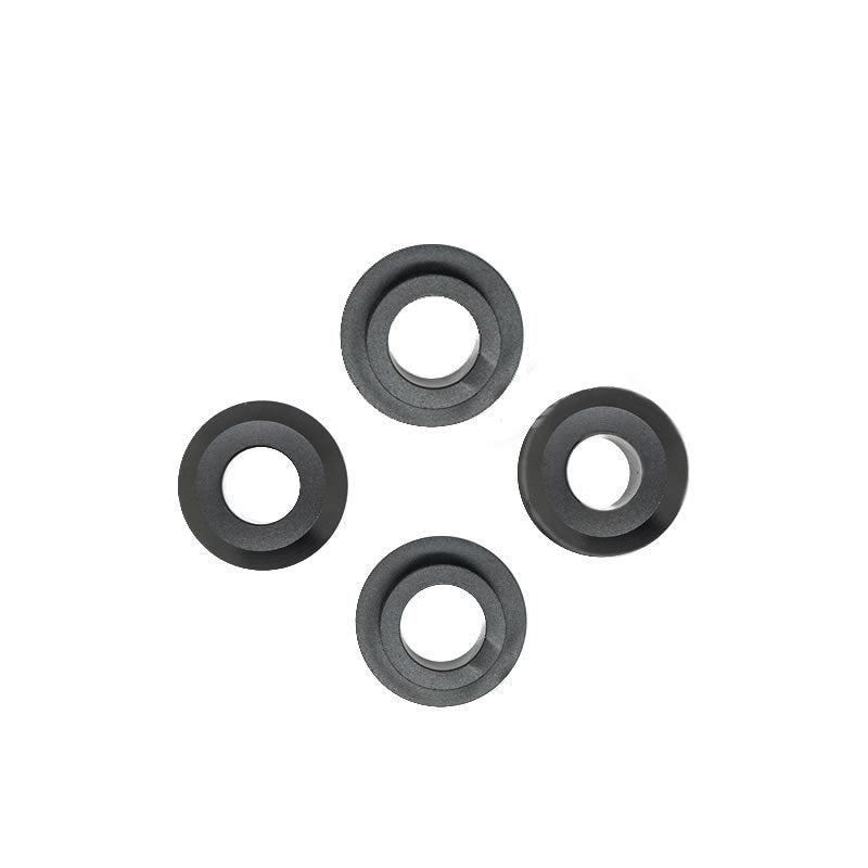 CNC Wielbuskit (voor en achter) Zwart Yamaha YZF R6 17 - 20, 4pcs
