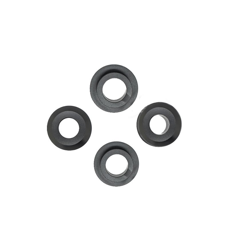 CNC Wielbuskit (voor en achter) Zwart Yamaha YZF R6 06 - 16, 4pcs
