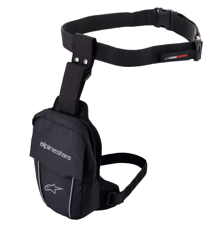 Alpinestars Access Thigh Bag Tas Zwart, productfoto 1