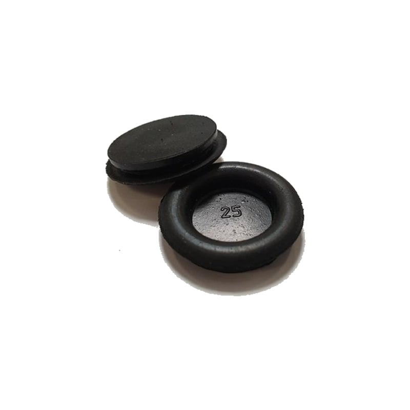 Rubberen Dop 25mm, voor in Race-Onderkuip/ Race-Spec.