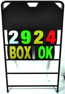 Pitbord GP Zwart met 36 nummers set