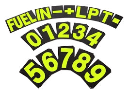 pitbord nummers 36 delige set