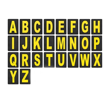 pitbord letters 26 delige set