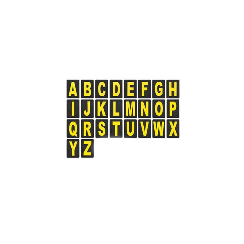 Pitbord Zwart met 36 nummers set