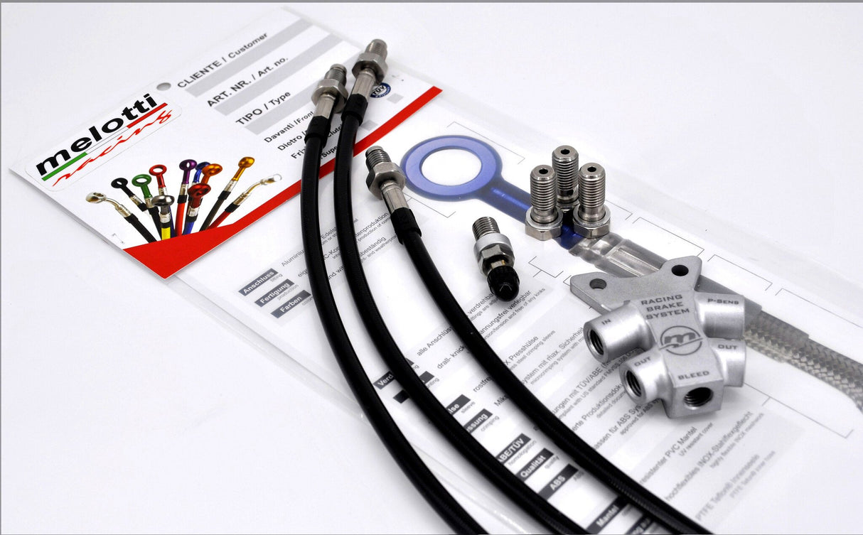 Yamaha R1 15-21 HOSES FOR BRAKING SYSTEM - OEM MASTER CYL.