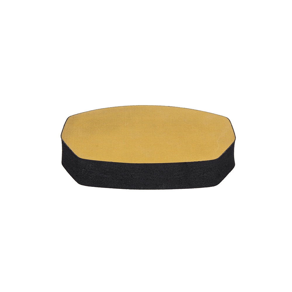 Zwarte Foam voorgesneden zadelrugleuning 20 of 30 mm met zelfklevende folie