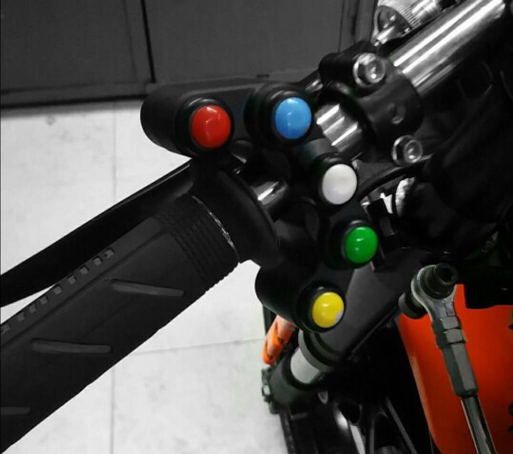 5 Weg Handlebar Switch Stuurschakelaar Zwart