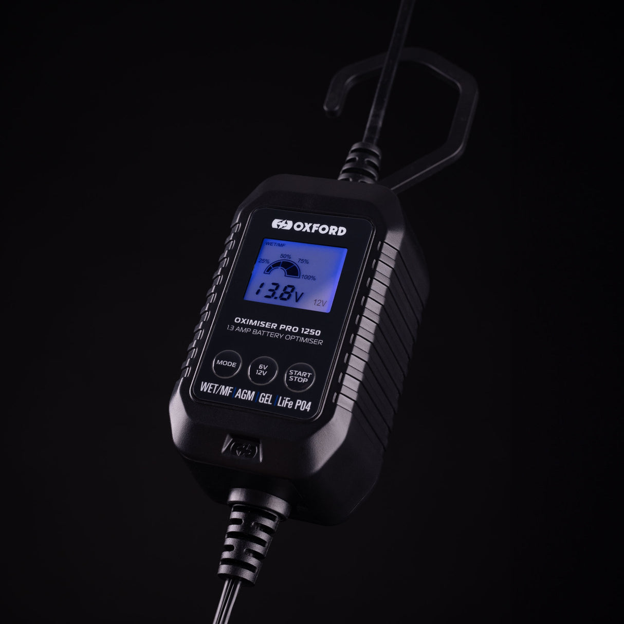 Oximiser Pro 1250 1.3A 6/12V Acculader