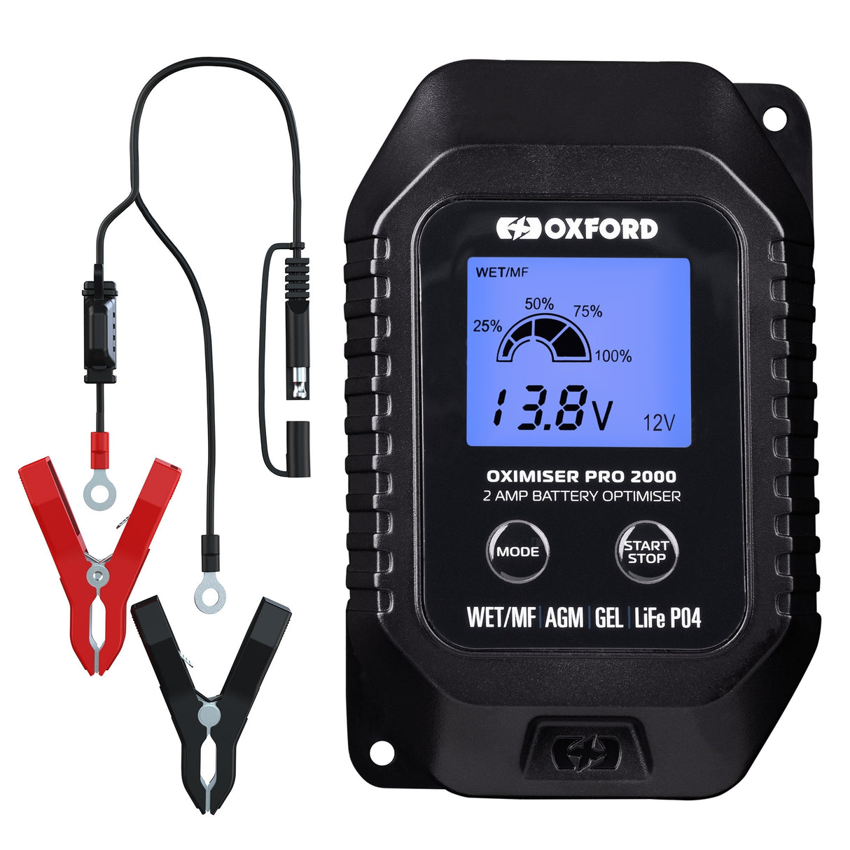 Oximiser Pro 2000 2.0A 12V Acculader
