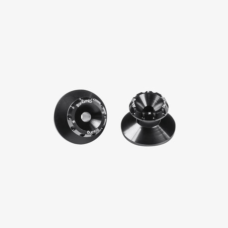 Bonamici Aluminum swing arms spools classic racing 8 mm - BLACK - 0028_BK