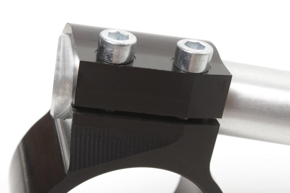 Clip-Ons Handlebars 50mm Type Verstelbaar Zwart Geanodiseerd