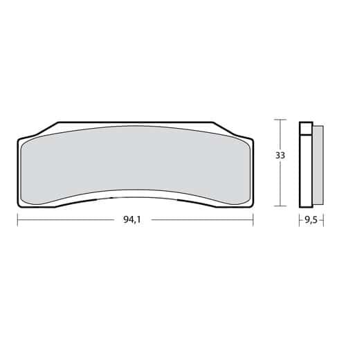 Z04 Remblokken FOR EVO CALIPER