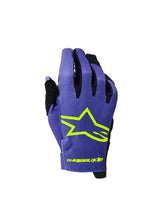 Alpinestars Radar Motorhandschoenen Junior Paars en fluogeel, productfoto 1
