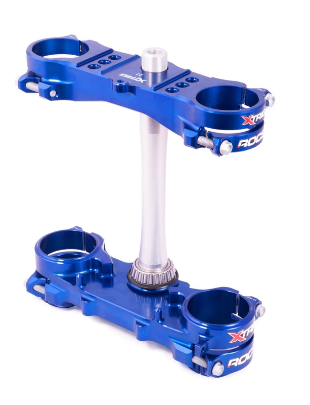 Xtrig kroonplaat ROCS Tech blauw Offset 25mm Yamaha YZ125