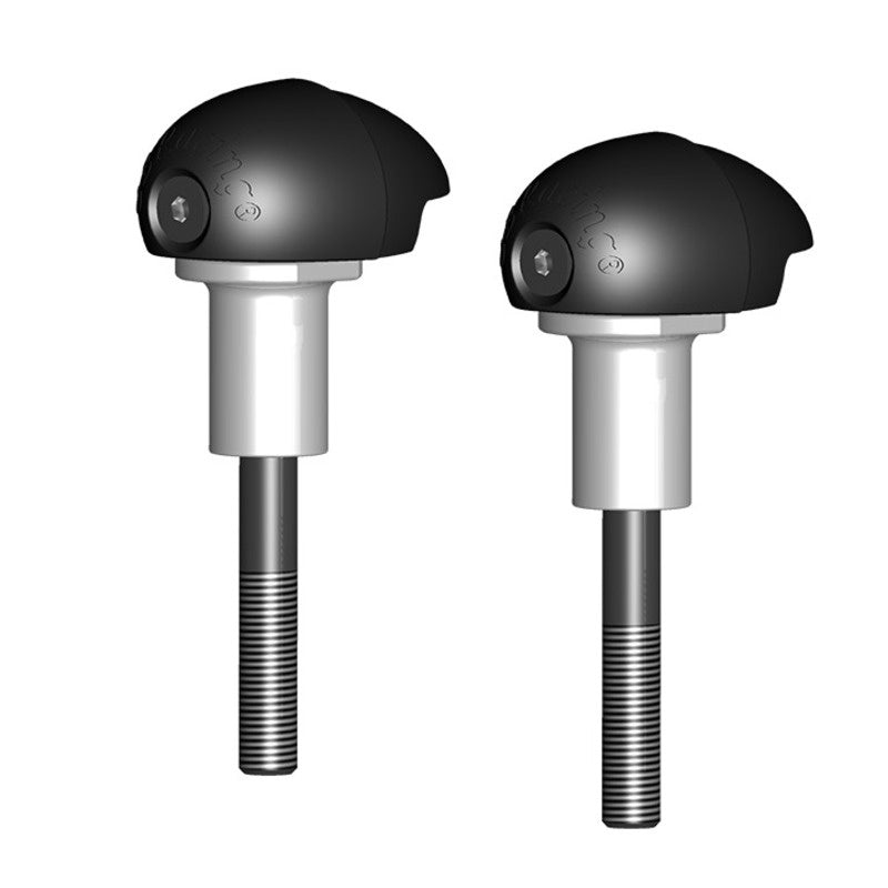 Bullet Crash Protectors Set Black Suzuki GSX-R1000