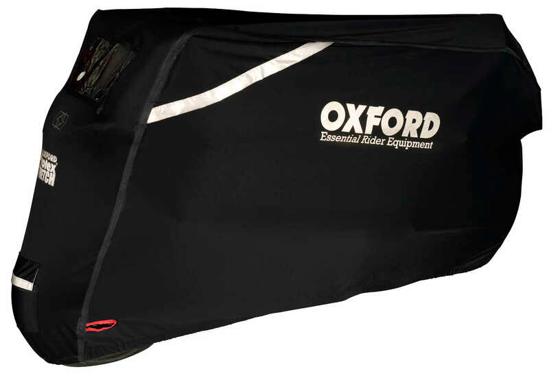 Oxford Outdoor Motorhoes Protex Stretch - Zwart - Moto/Scooter - XL
