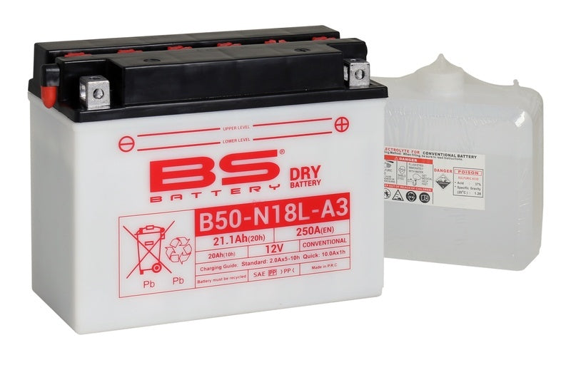 Accu High performance met zuurpakket - B50-N18L-A3