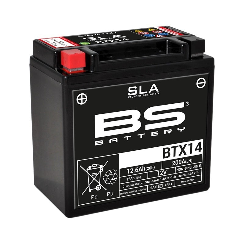 SLA Accu Onderhoudsvrij - BTX14