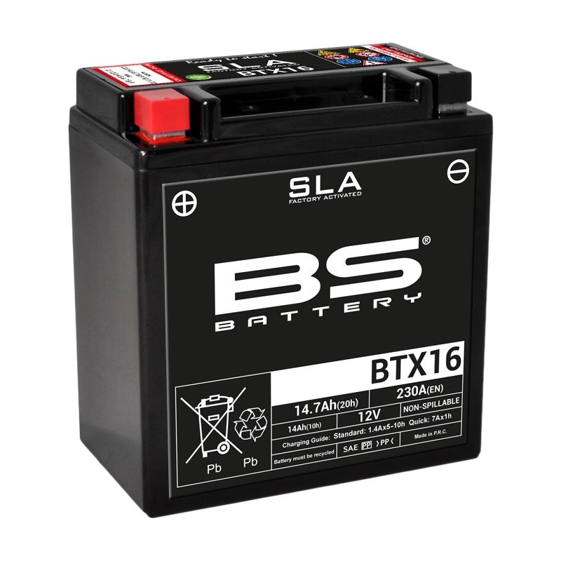 SLA Accu Onderhoudsvrij - BTX16