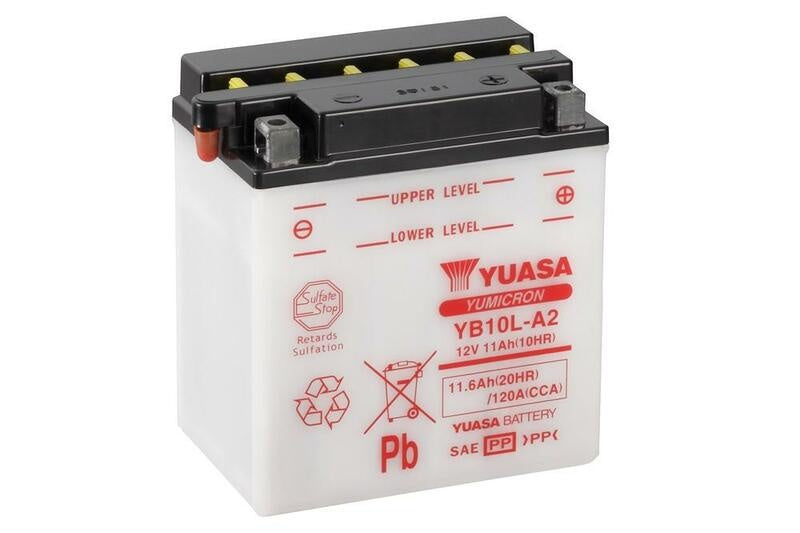 Accu Conventioneel zonder zuurpakket - YB10L-A2