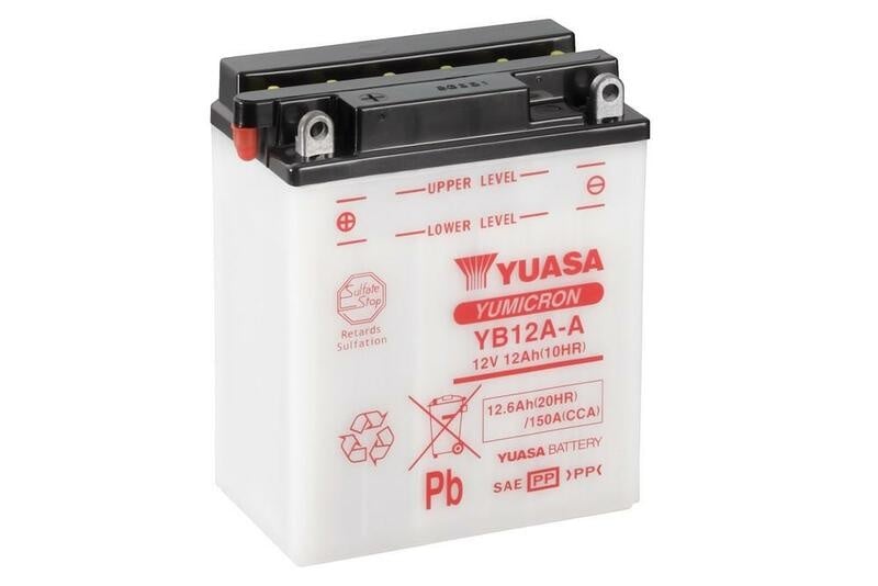 Accu Conventioneel zonder zuurpakket - YB12A-A