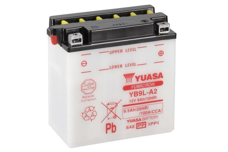 Accu Conventioneel zonder zuurpakket - YB9L-A2
