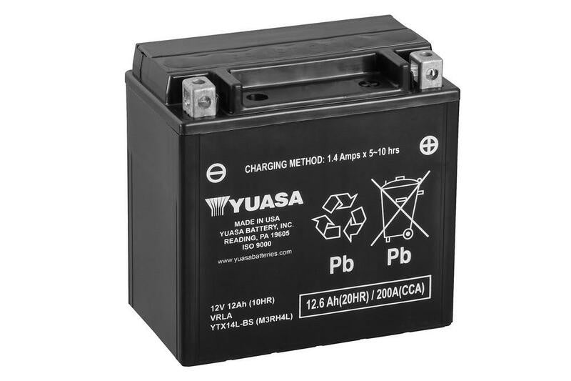 Accu Onderhoudsvrij met zuurpakket - YTX14L-BS
