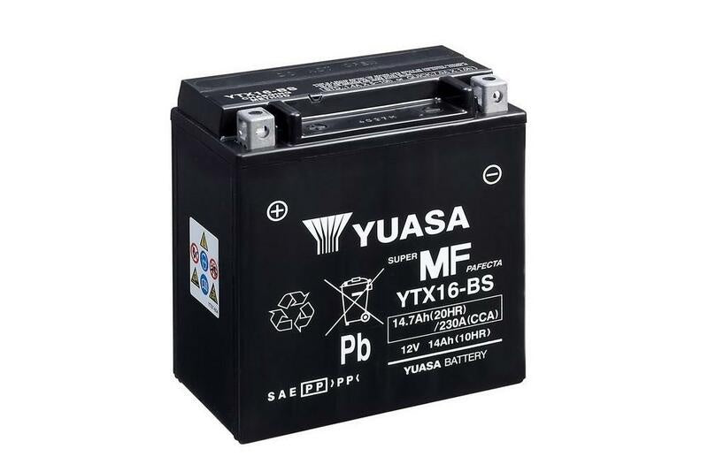 Accu Onderhoudsvrij met zuurpakket - YTX16-BS