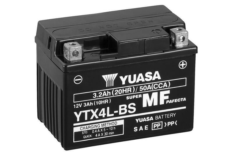 Accu Onderhoudsvrij met zuurpakket - YTX4L-BS