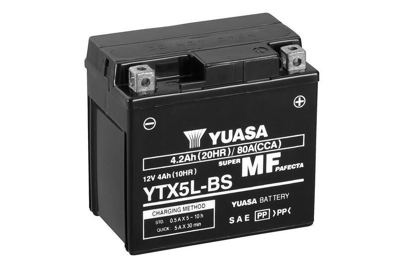 Accu Onderhoudsvrij met zuurpakket - YTX5L-BS