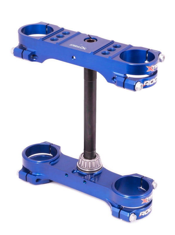 Xtrig kroonplaat ROCS Offset 14mm PHDS blauw KTM SX85