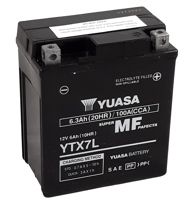 Accu onderhoudsvrij af fabriek geactiveerd - YTX7L FA