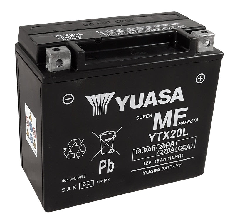 Accu onderhoudsvrij af fabriek geactiveerd - YTX20L FA