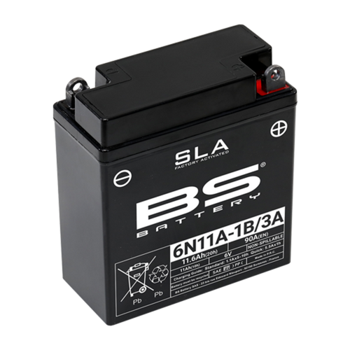 BS Battery SLA Accu Onderhoudsvrij - 6N11A-1B/3A