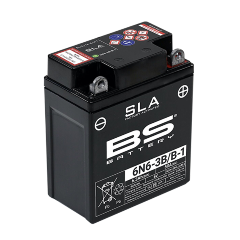 SLA Accu Onderhoudsvrij - 6N6-3B/B-1