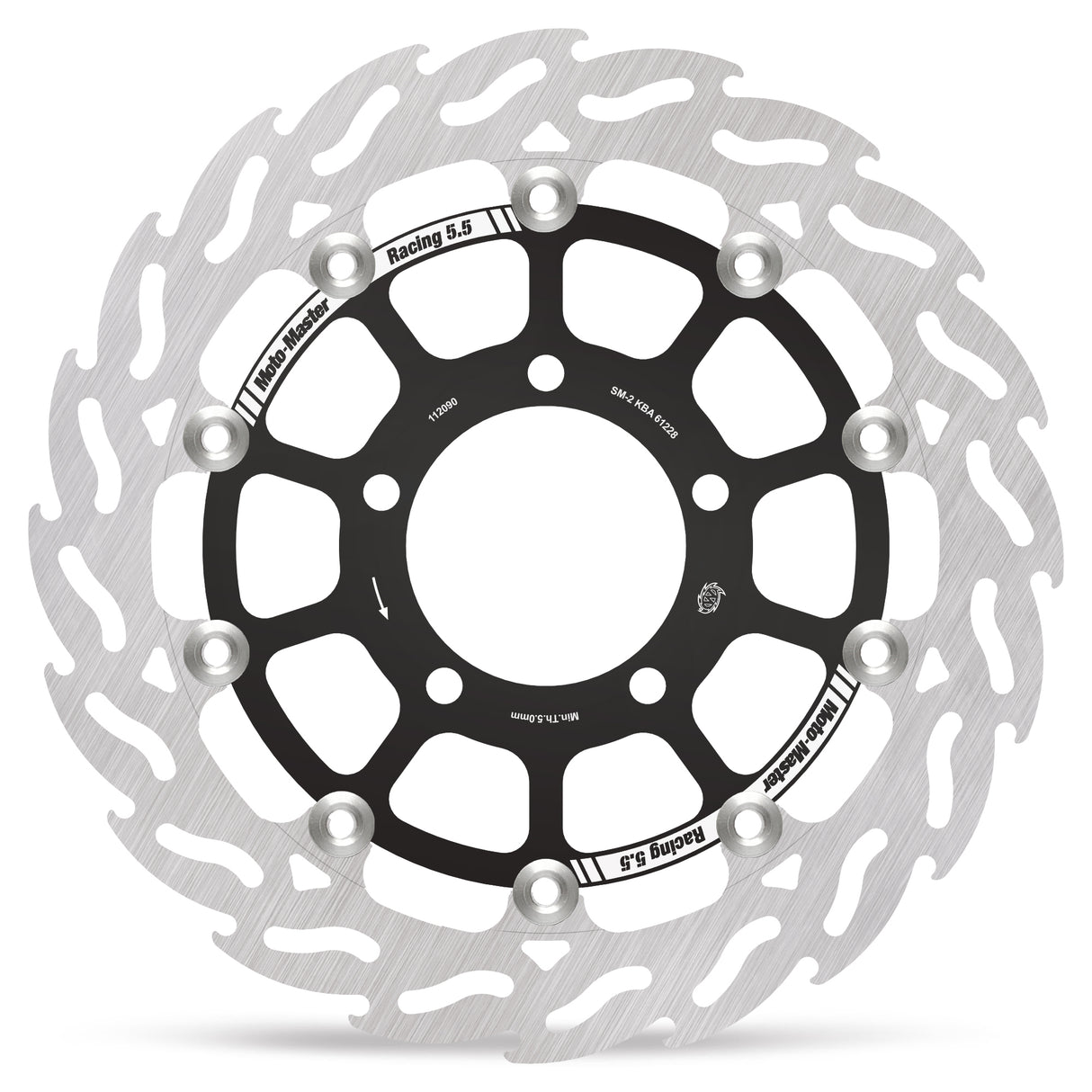 Moto-Master Racing Flame front disc left Kawasaki: ZX10R 112090 - Moto-Master 112090
