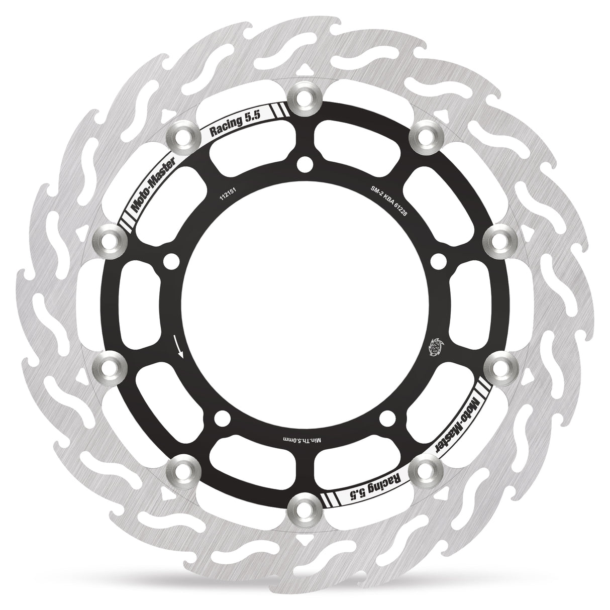 Moto-Master Racing Flame front disc left Yamaha: YZF R1 TC 112151 - Moto-Master 112151