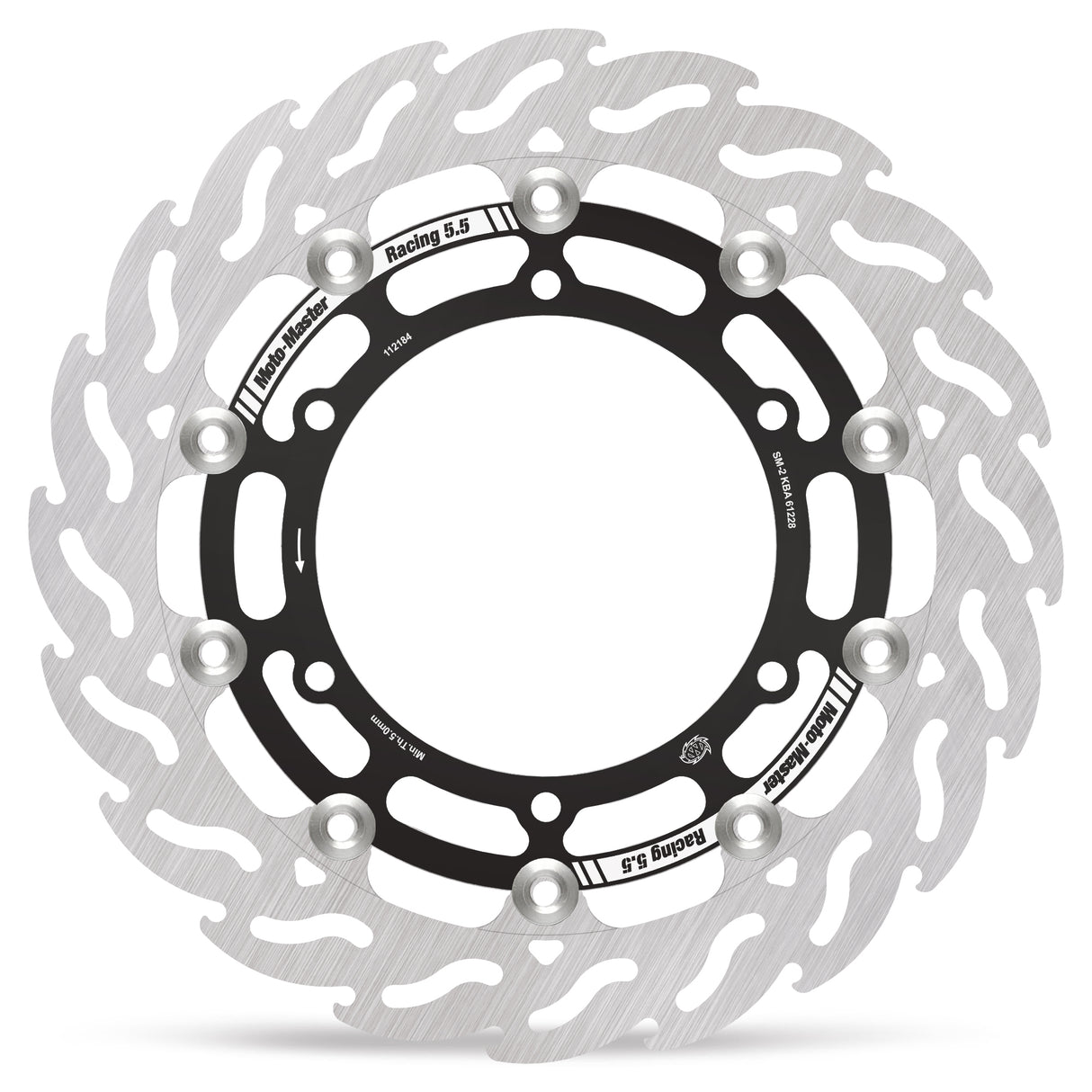 Moto-Master Racing Flame front disc left Yamaha: YZF R1-R6, V-Max 112184 - Moto-Master 112184
