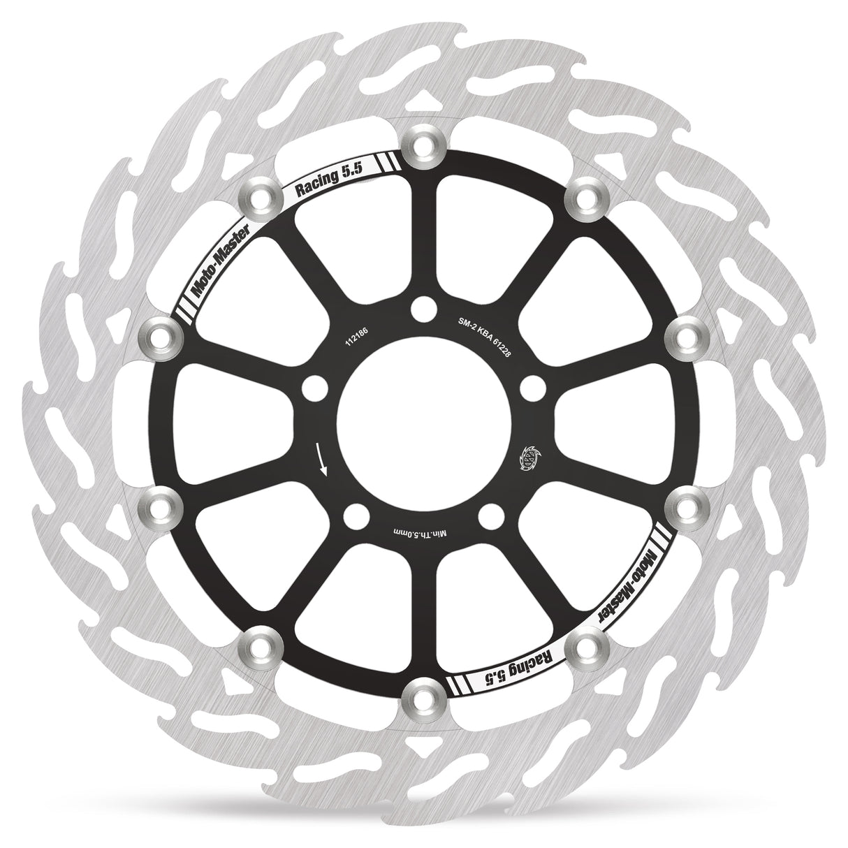 Moto-Master Racing Flame front disc left Suzuki: GSX-R600-750-1000-1300 112186 - Moto-Master 112186