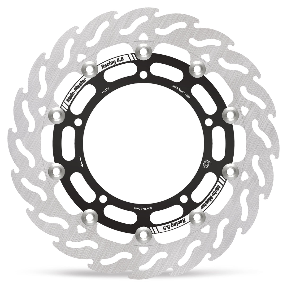 Moto-Master Racing Flame front disc left Yamaha: FZ6, YZF R6 112188 - Moto-Master 112188