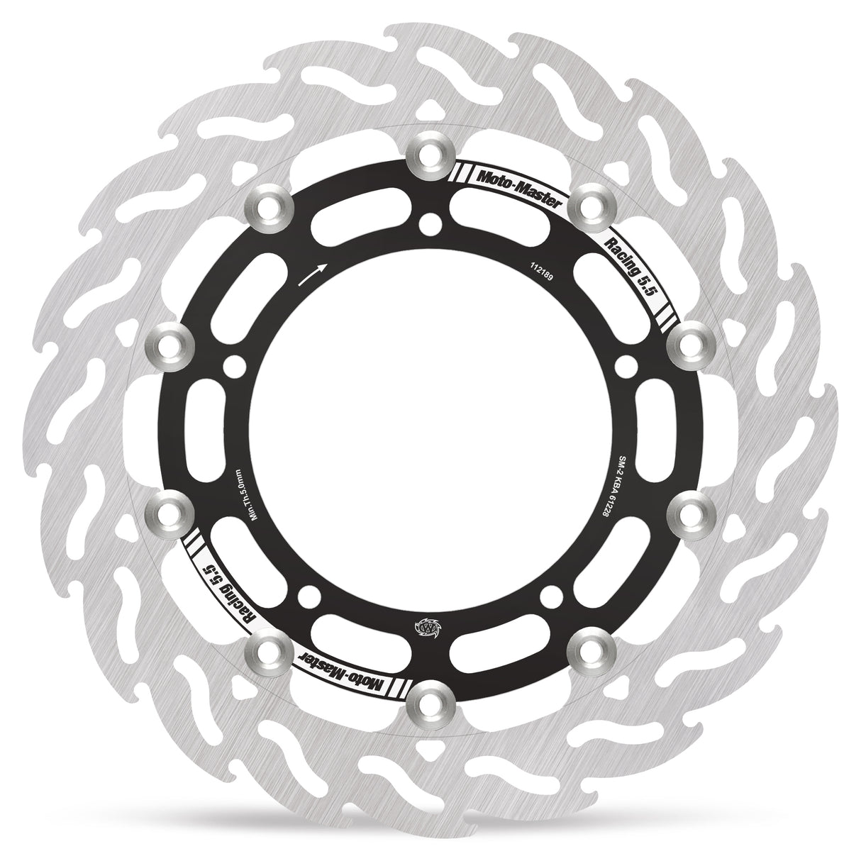 Moto-Master Racing Flame front disc right Yamaha: FZ6, YZF R6 112189 - Moto-Master 112189