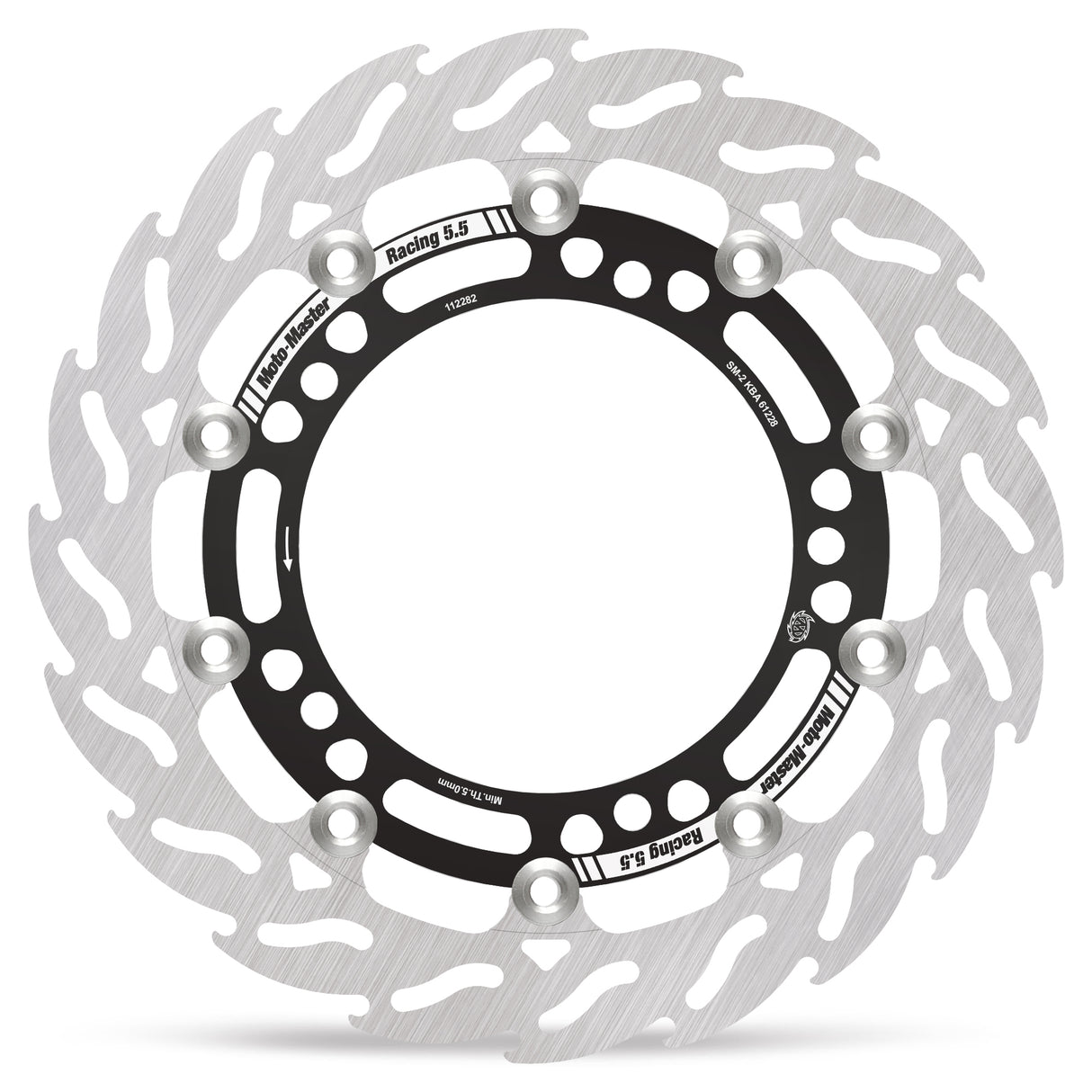 Moto-Master Racing Flame front disc left Kawasaki: Z650/900, Ninja 650 2017--> 112282 - Moto-Master 112282