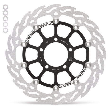Moto-Master Racing Flame front disc left Kawasaki: ZX10 2016--> 112291 - Moto-Master 112291