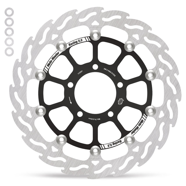 Moto-Master Racing Flame front disc left Kawasaki: ZX10 2016--> 112291 - Moto-Master 112291